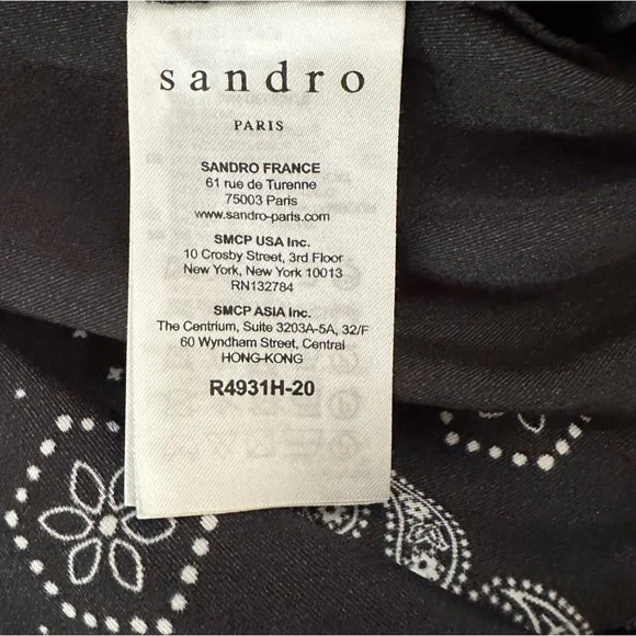 Sandro Paris Paisley Print Dress - Picture 7 of 8